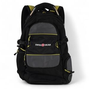 SwissGear 1651 City Pack Backpack Laptop Travel School Tech Organizer Bag Black